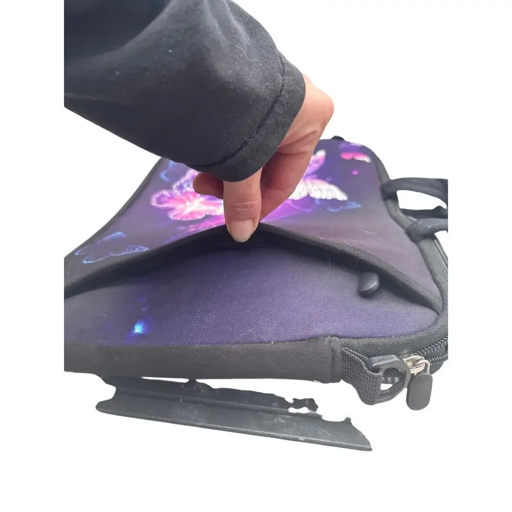 Butterfly neoprene notebook, computer/ipad carrier